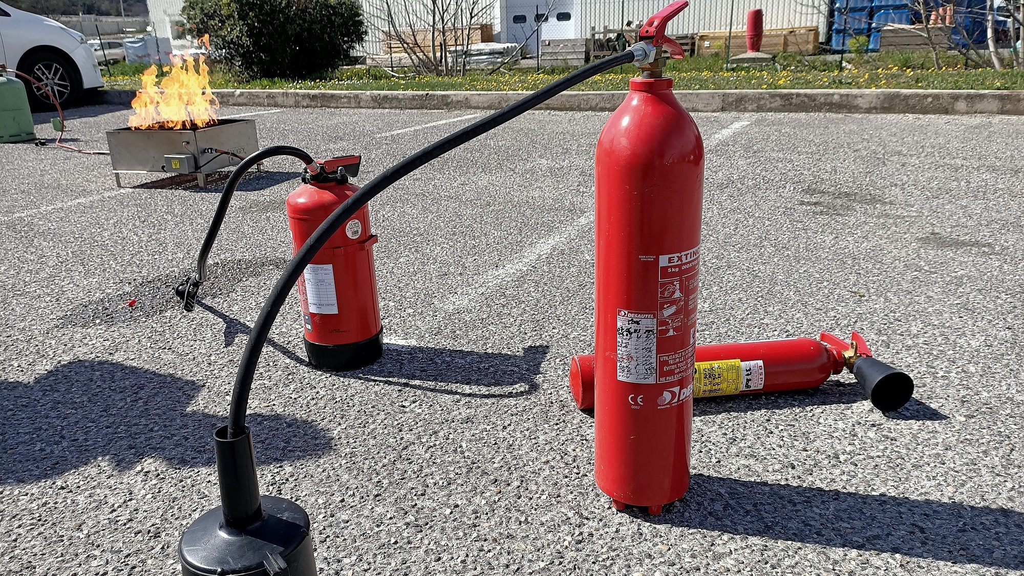 Représentation de la formation : Incendie : Utilisation des Moyens d'Extinction en Simulation 1h30