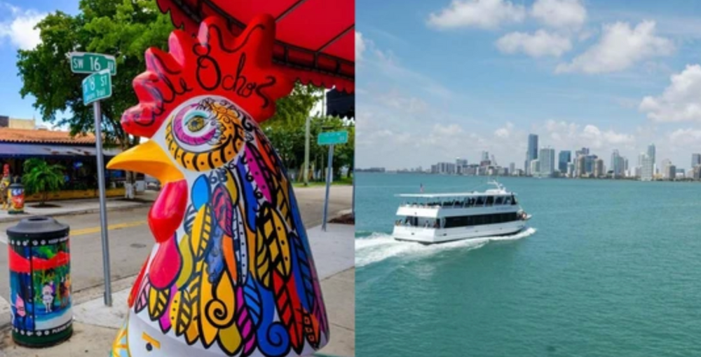 Miami City and Boat Tour Combo with FREE South Beach Bicycle Rental