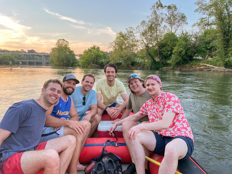Thumbnail image for Floating Bar Crawl on the French Broad River