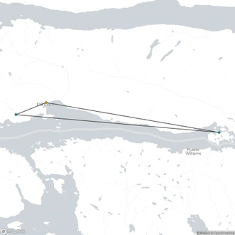 tourhub | Tangol Tours | 4-Day Ushuaia Luxury Tour | Tour Map