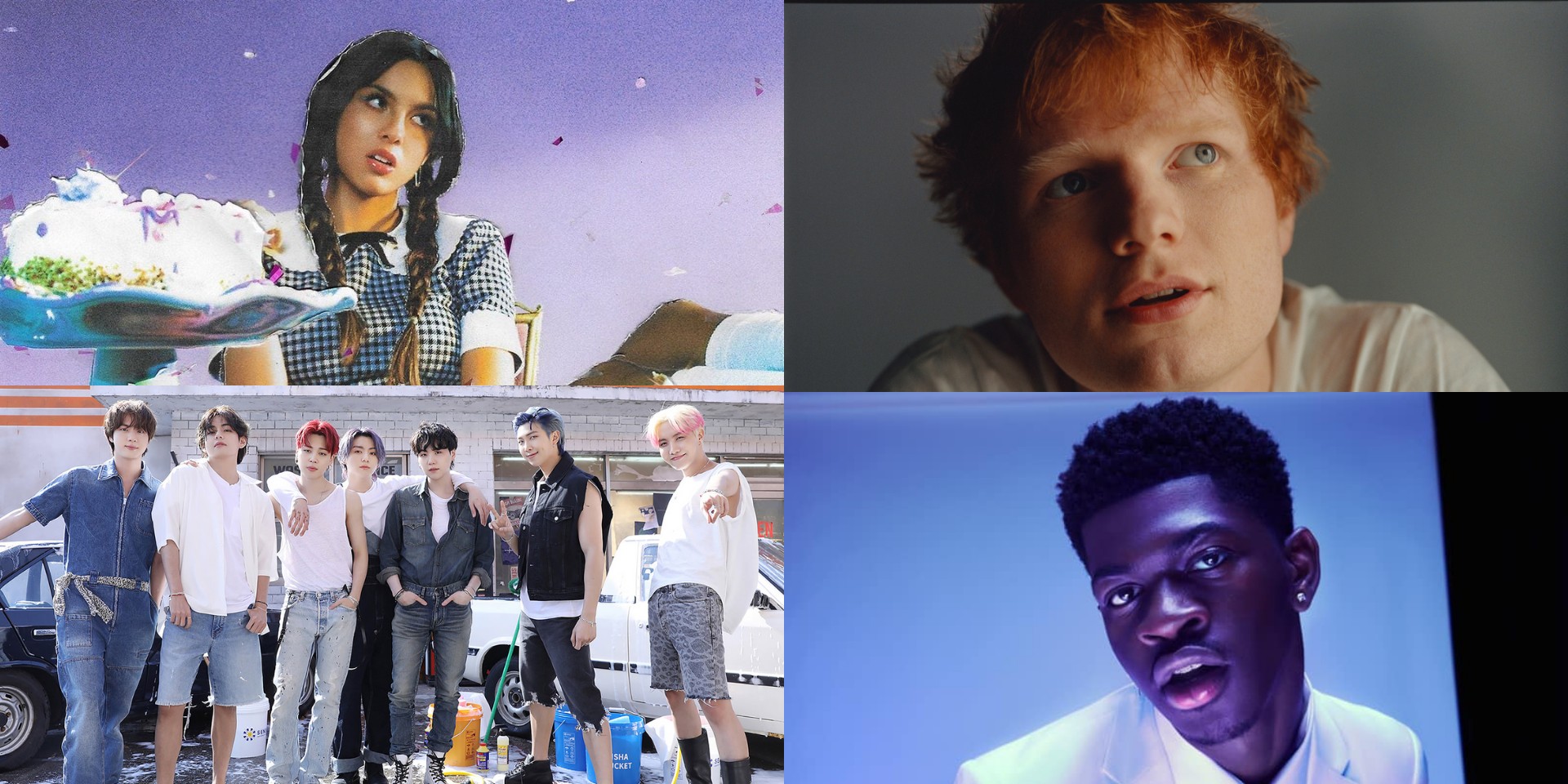Hits by Olivia Rodrigo, BTS, Lil Nas X, Ed Sheeran, and more are Spotify’s top songs of the summer