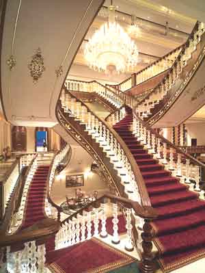 Lobby staircase