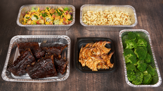 BBQ Ribs and Shrimp Family Pack Large