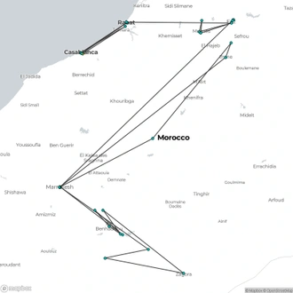 tourhub | Today Voyages | Imperial treasures & desert wonders XM25-13 | Tour Map