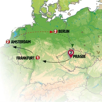 tourhub | Europamundo | Prague and Germany ROT | Tour Map