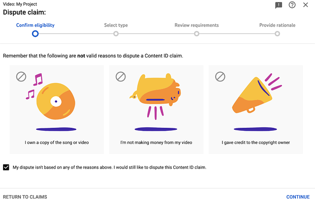 How to remove your Content ID claim in Youtube?