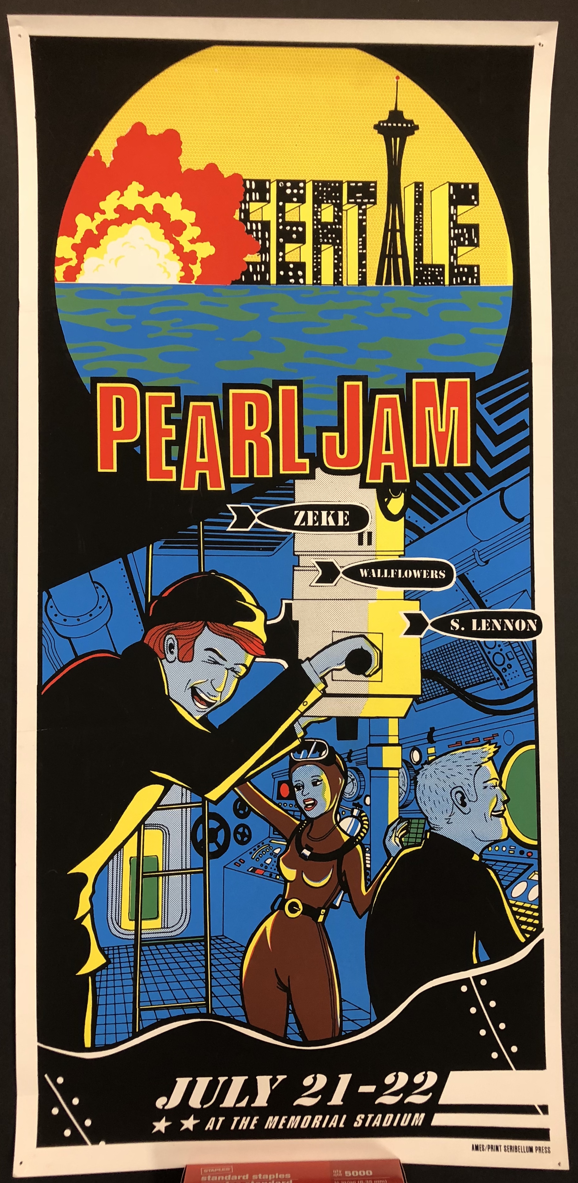 Pearl Jam Seattle Home Shows Poster – Ames Bros