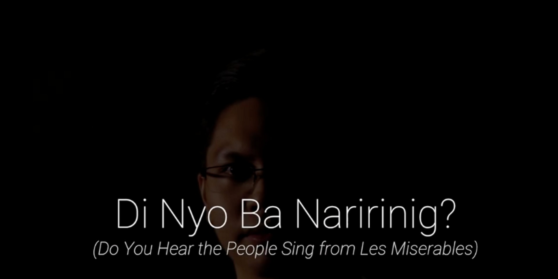 Watch this Filipino take on Les Misérables's 'Do You Hear The People Sing?'