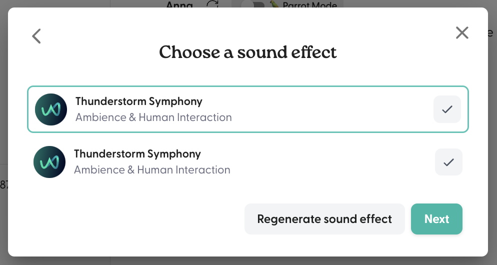 Generate a sound effect