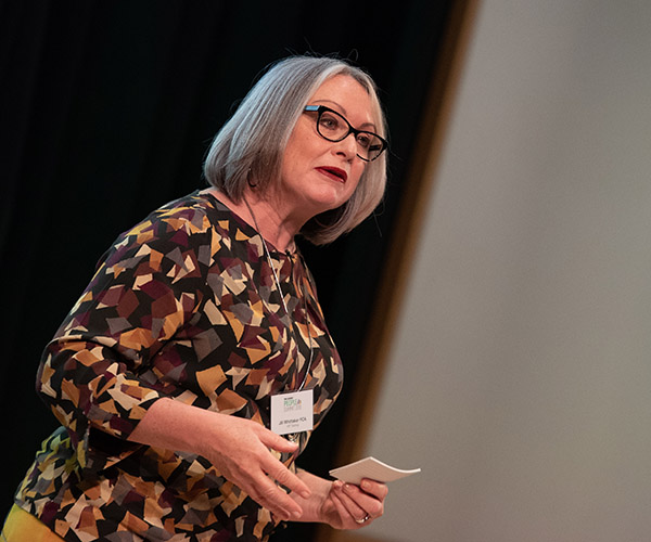 The Caterer People Summit 2019 at The British Library.Speaker-Jill Whittaker.