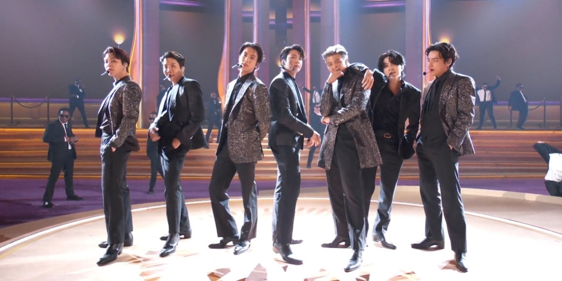 BTS stun at the 2022 GRAMMY Awards with a 007-inspired performance of 'Butter' 