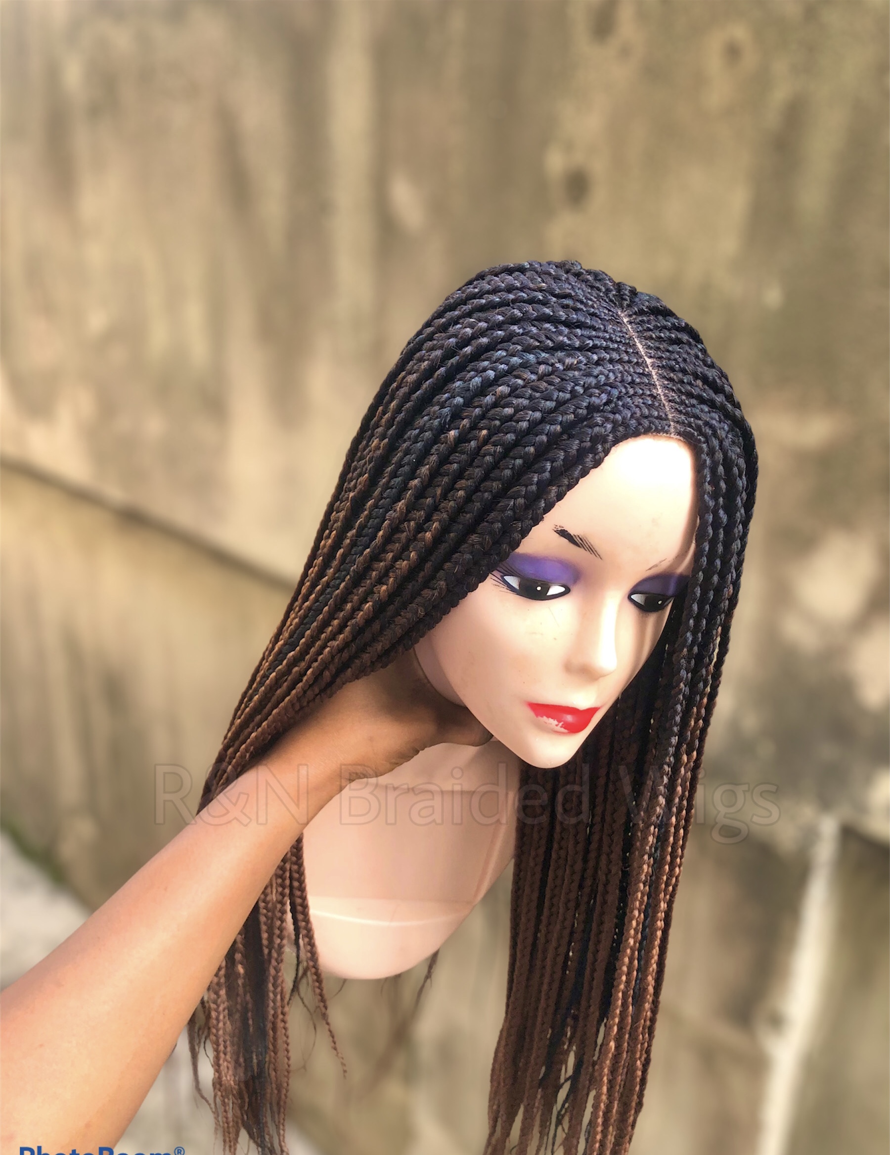Box Braid Ghana Weaving Wig - R&N Braided Wigs