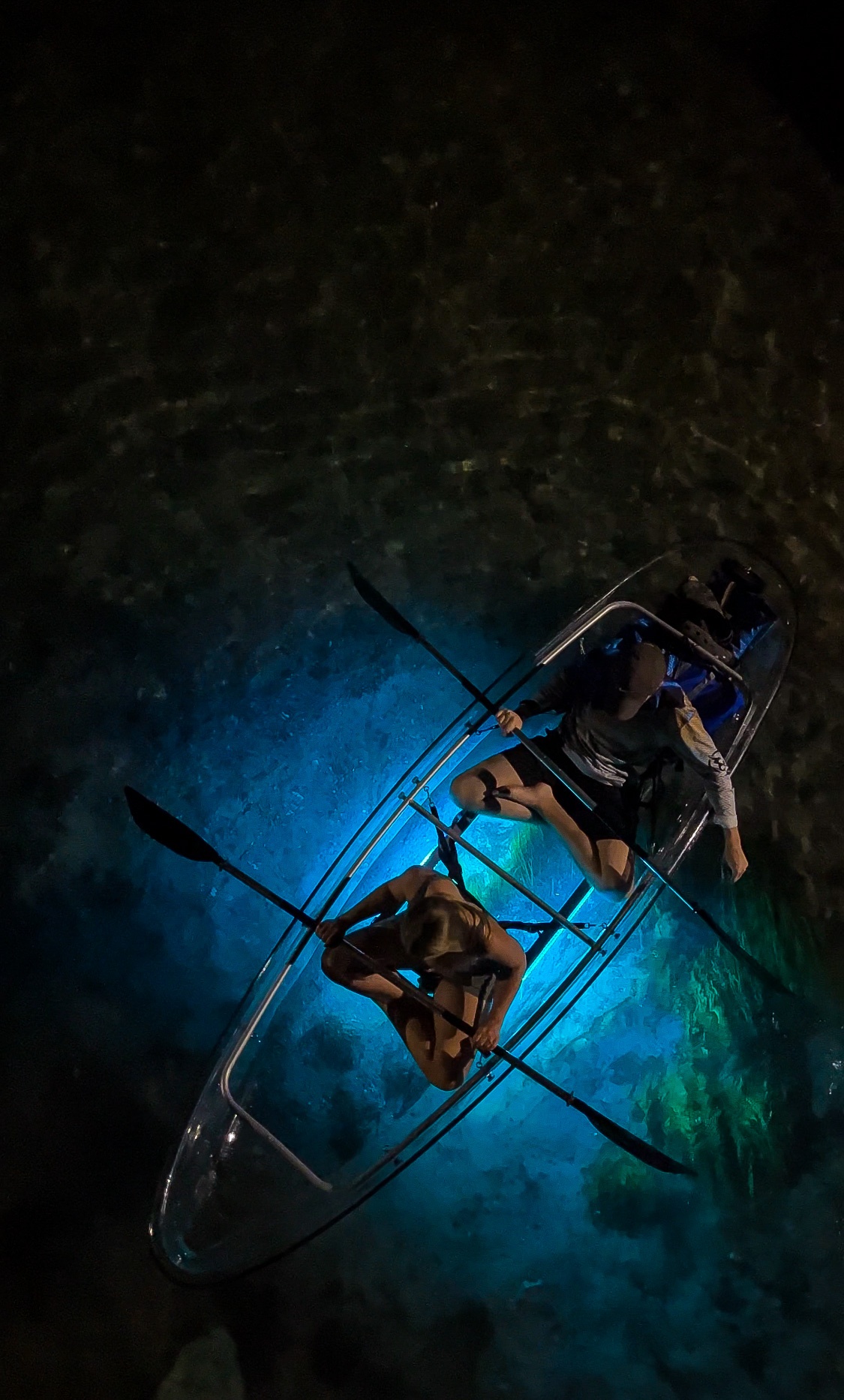 Insta-worthy Glowing See-Through Kayak Sunset Tour image 13