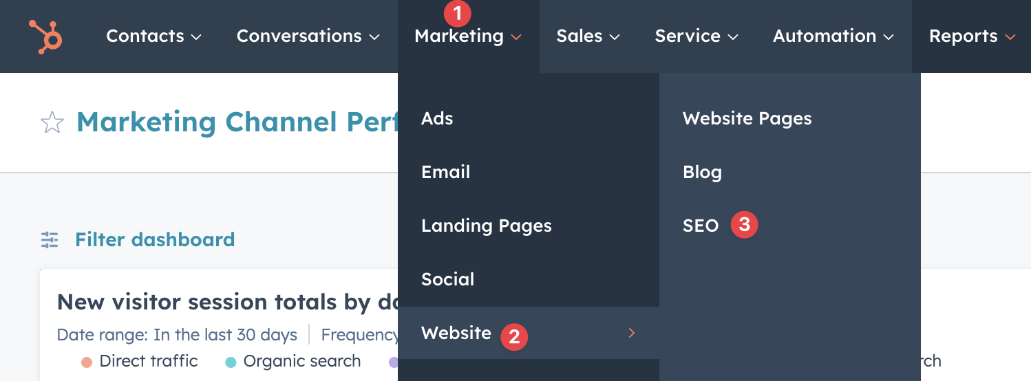Steps On How To Access Seo Pillar Page Inside Hubspot