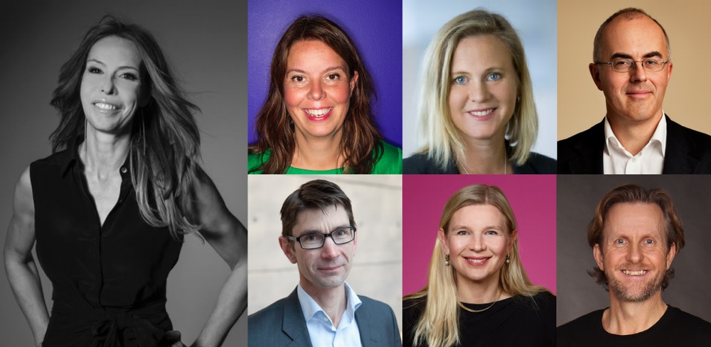 Investerarpanelen: Anna Bråkenhielm, Lisa Lindström, Hellen Wohlin Lidgard, David Sonnek, Finn Persson, Tarja zu Dem Berge, Hans Victor.