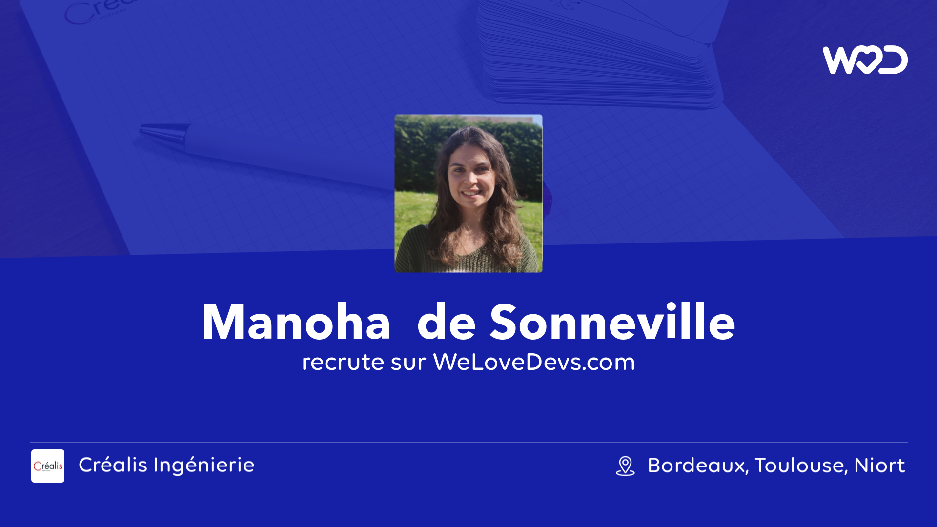 💙 Manoha de Sonneville , Chargée de Recrutement at Créalis Ingénierie ...