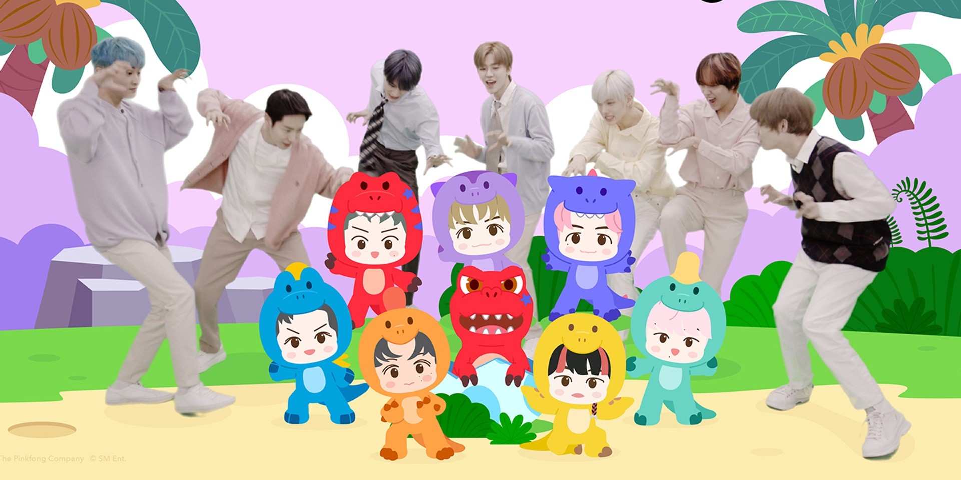 NCT DREAM team up with Pinkfong to cover 'Baby T-REX' — watch