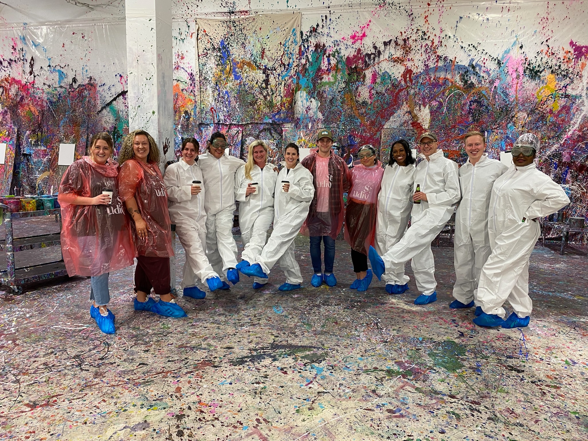 Colorful Chaos: Splatter Bash with Party Room, Canvases & Gear image 3