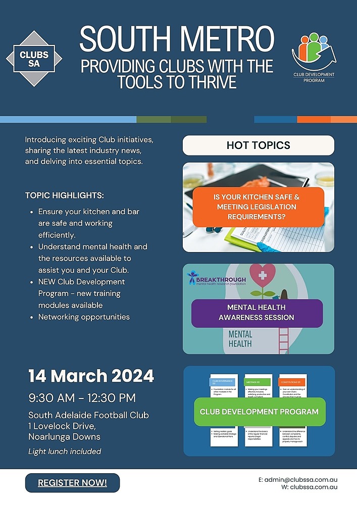 South Metro Roadshow Flyer