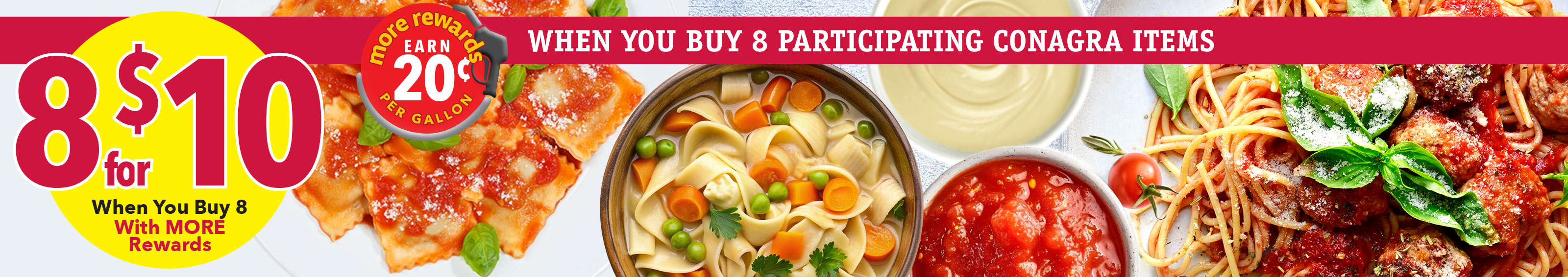 8 for $10 When You Buy 8 Participating Conagra Items - With MORE Rewards