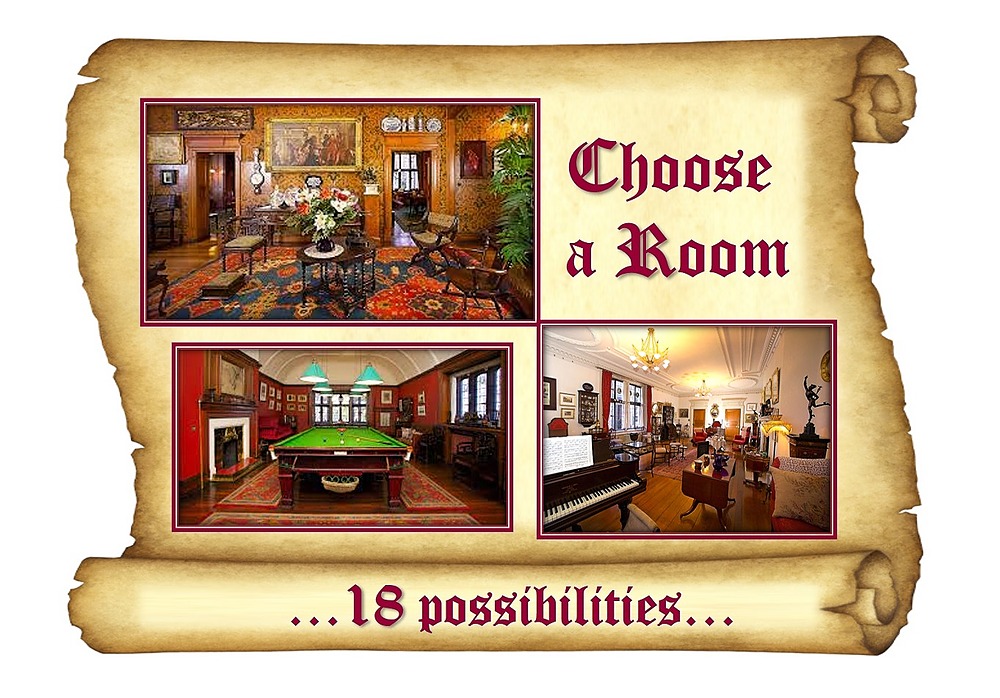 Choose a Room - 18 possibilities