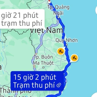 tourhub | Vietnam Bicycle Travel | Cycling Vietnam from Saigon to Hoian | Tour Map