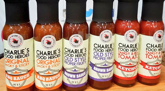 Charlie's Food Heroes sauces