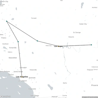 tourhub | Europamundo | West Park from Las Vegas | Tour Map