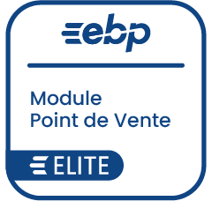 Représentation de la formation : Formation EBP Gestion commerciale Module Point de Vente