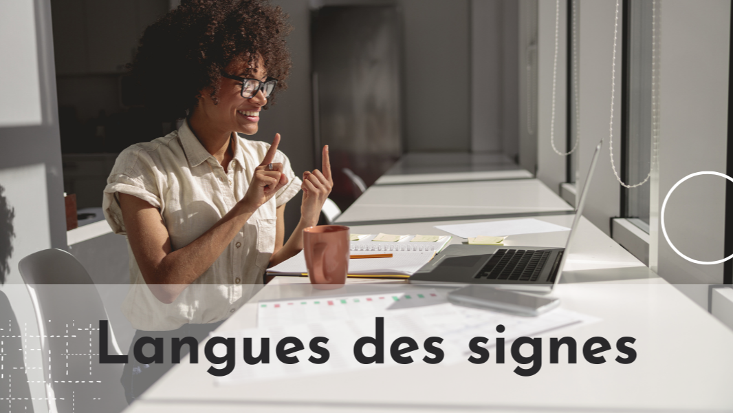 Représentation de la formation : LANGUES DES SIGNES FRANCAISE NIV A1 + NIV A2 B1