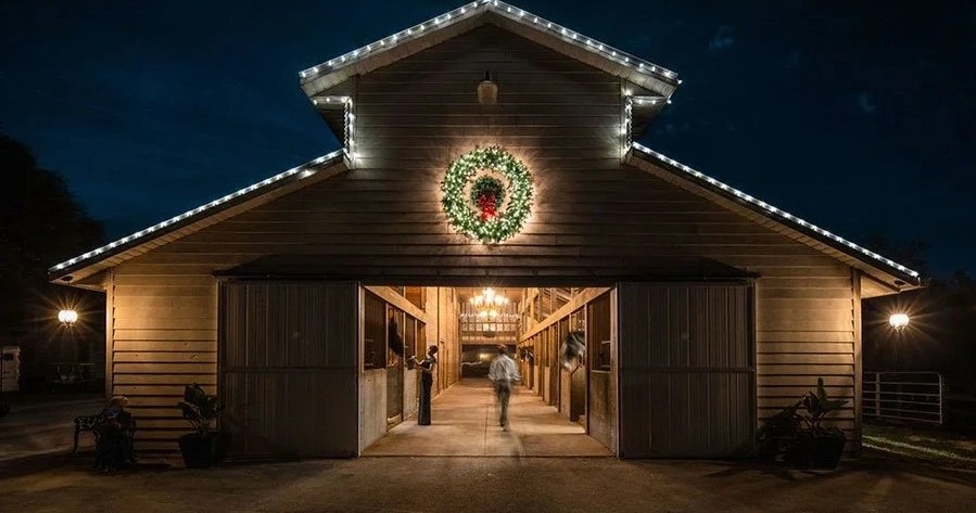 VIP Christmas with the Clydesdales Barn Experience