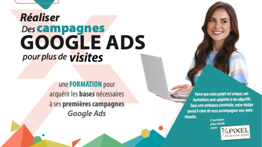 Représentation de la formation : Google Ads 