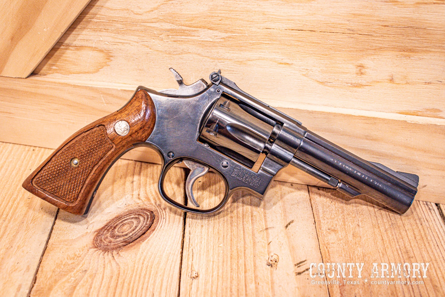 Smith & Wesson 17-6 Half-Lug Revolver .22LR 6-Rds 4"-img-0