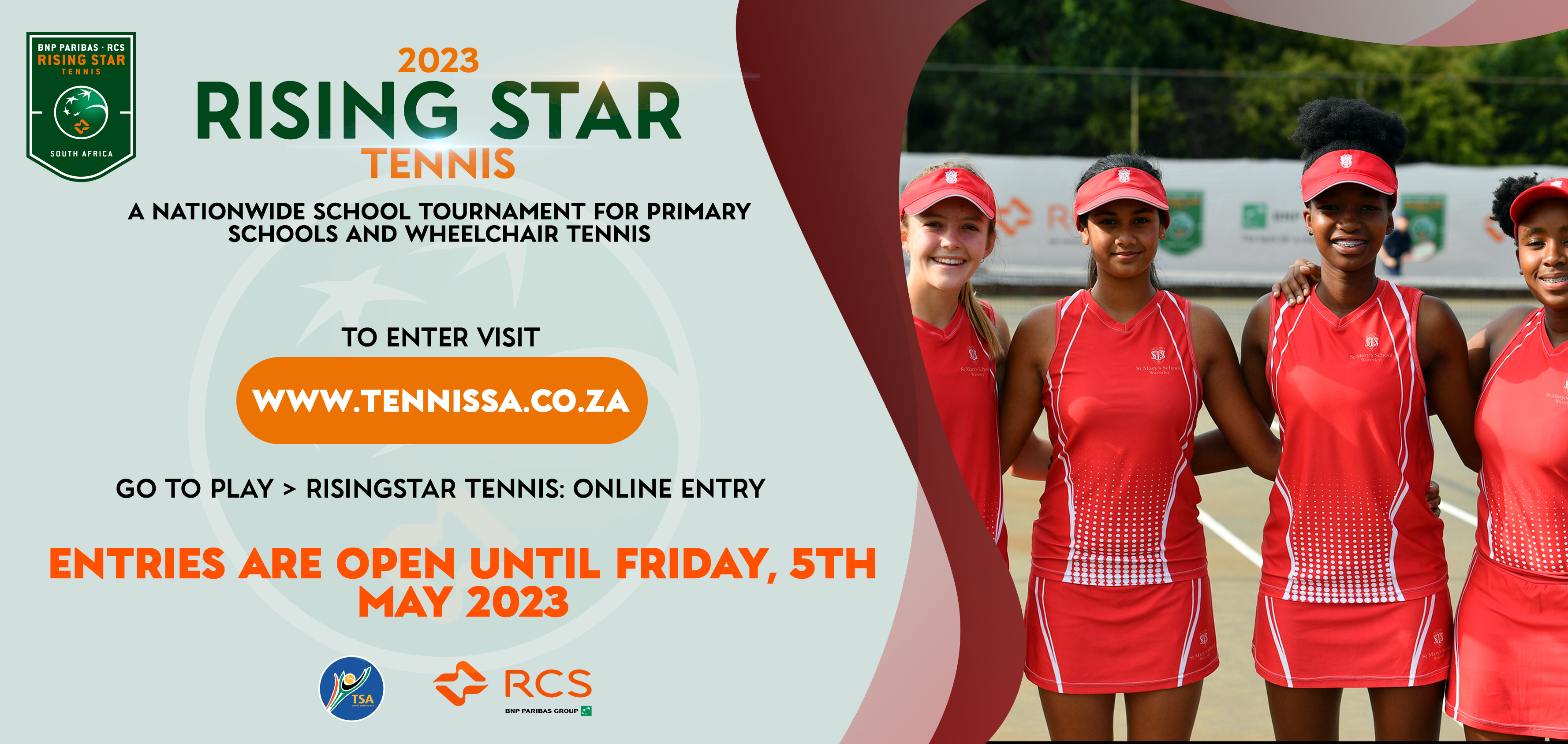 2023 Rising Star Tennis entries are open!