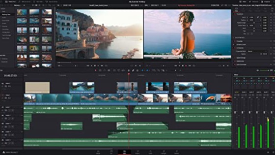 Représentation de la formation : Da Vinci Resolve : Formation complète pour débutants en montage vidéo