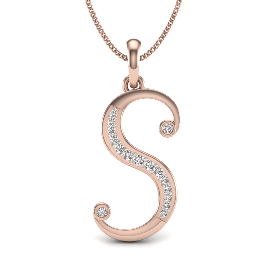 Show Your Love with New Year Gifts for Your Parents || S alphabet Diamond pendant ||