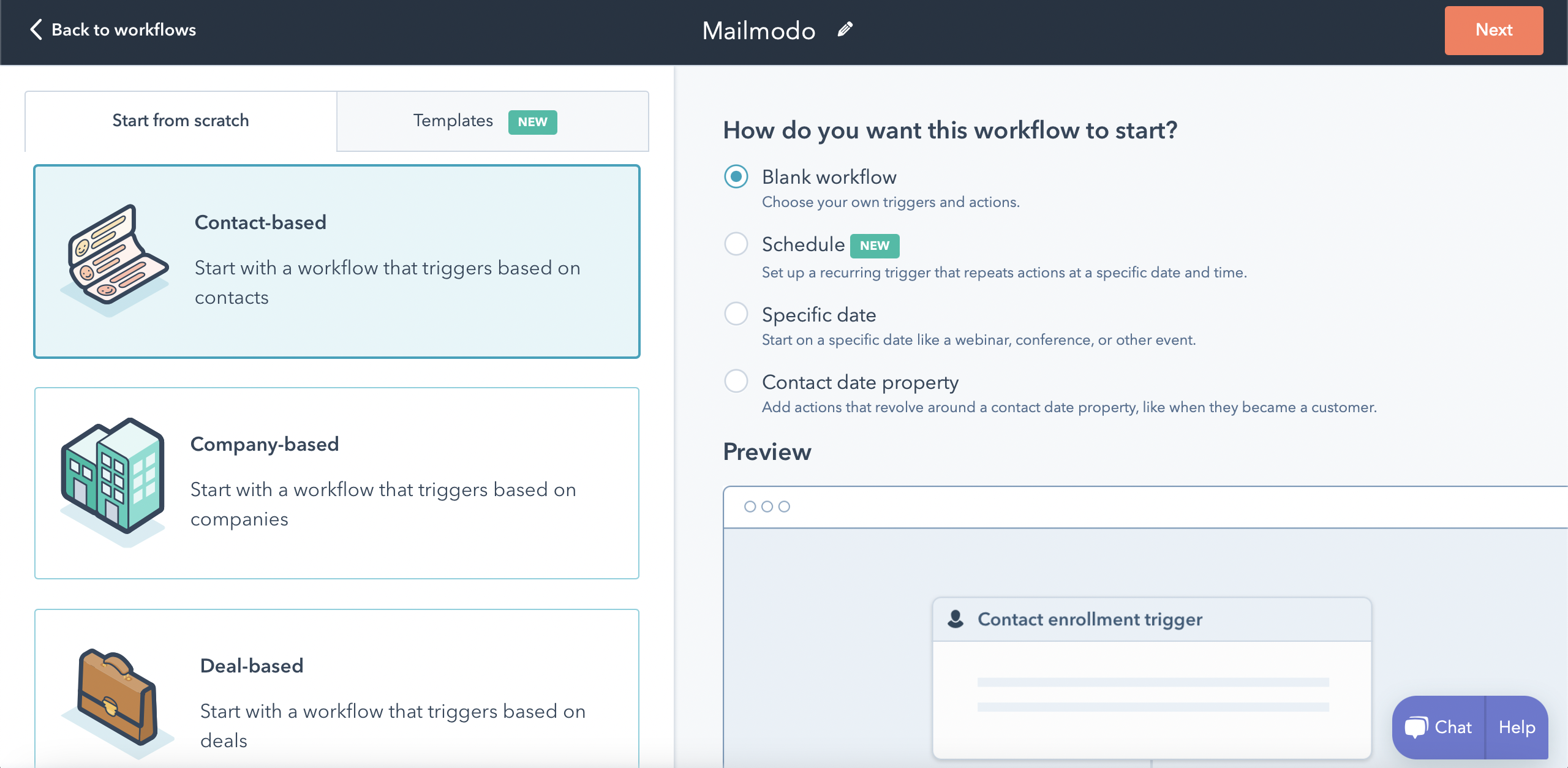 How to trigger emails in Mailmodo through HubSpot