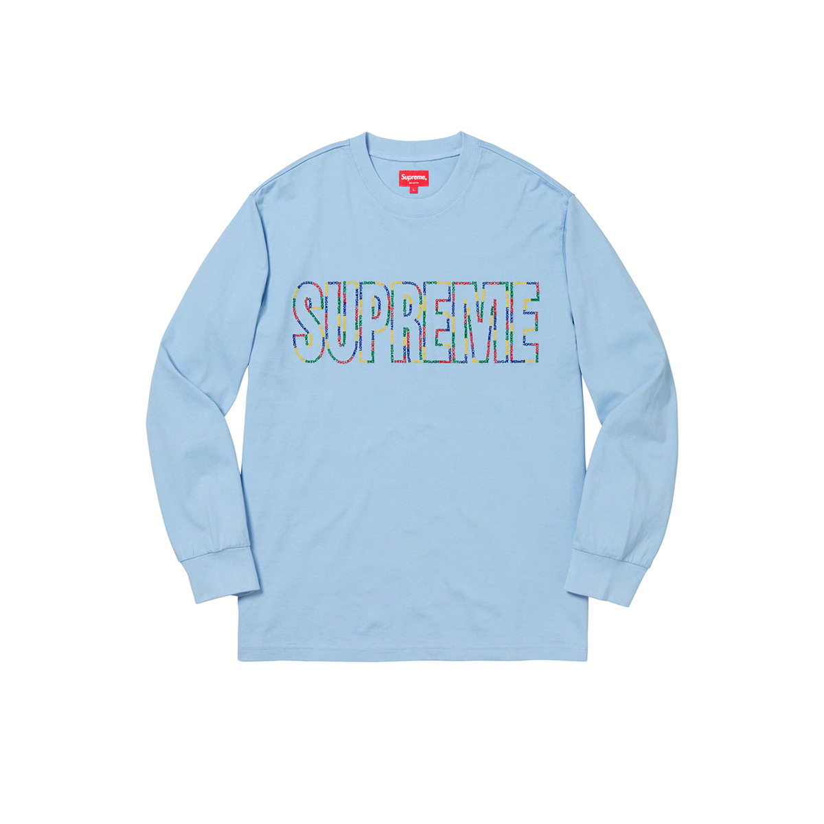 Supreme International Top Longsleeve T-Shirt Light Blue (SS19) | TBD