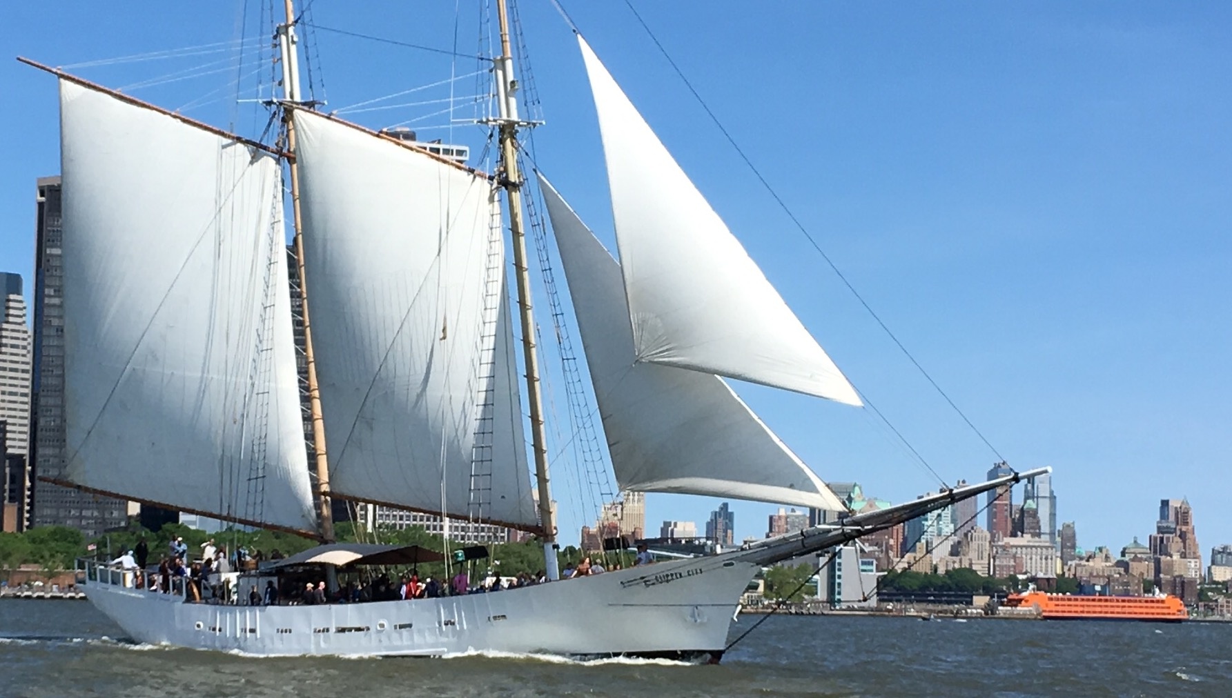 Sail Through NYC Harbor with Snacks & Bar On Board (Up to  15 Passengers) image 7