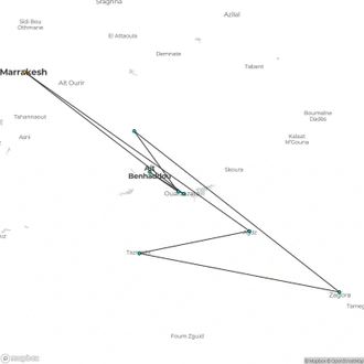 tourhub | Today Voyages | Escape to the desert XM25-11 | Tour Map