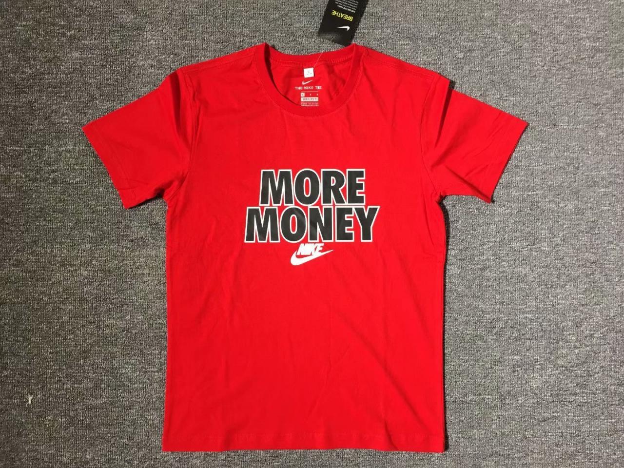 Sitio de Previs Cuyo conectar Nike Red More Money T-Shirt - The Jersey Connect | Flutterwave Store