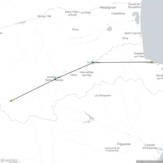 tourhub | Walkers' Britain | Mountains to the Mediterranean | Tour Map