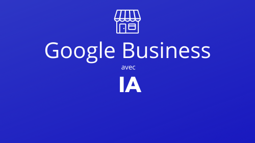 Représentation de la formation : Google My Business