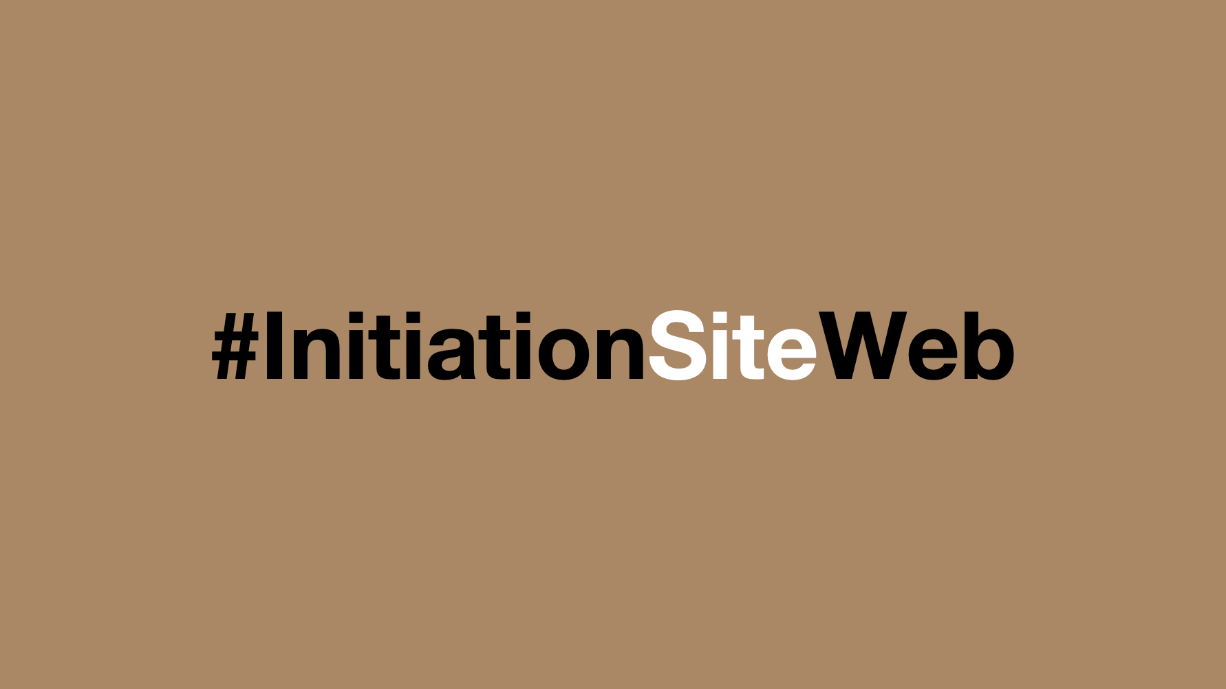 Représentation de la formation : Initiation site web / référencement