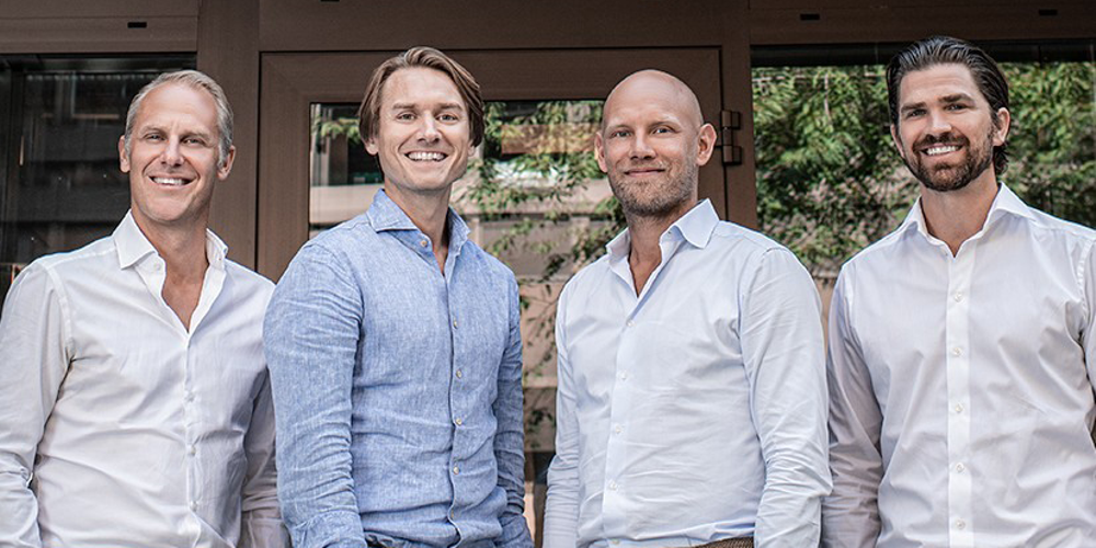 EMG:s grundare tillsammans med Jakob Tolleryd, Partner på Verdane. 