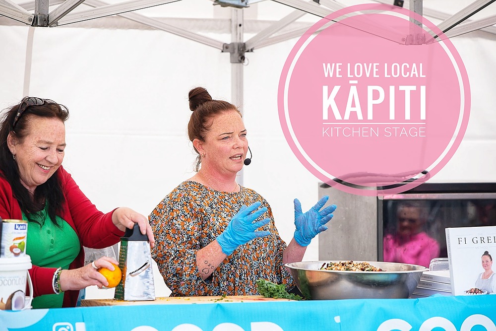 We Love Local Kāpiti Kitchen Stage at the Kāpiti Food Fair