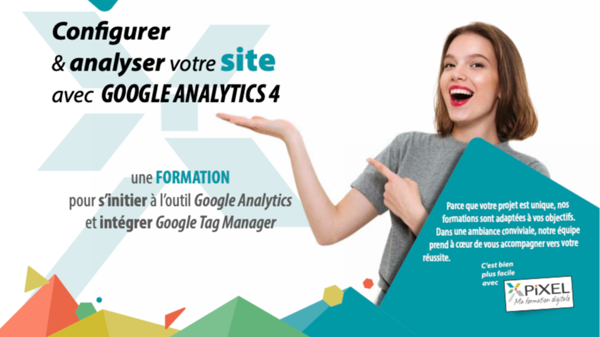 Représentation de la formation : Google Analytics 4