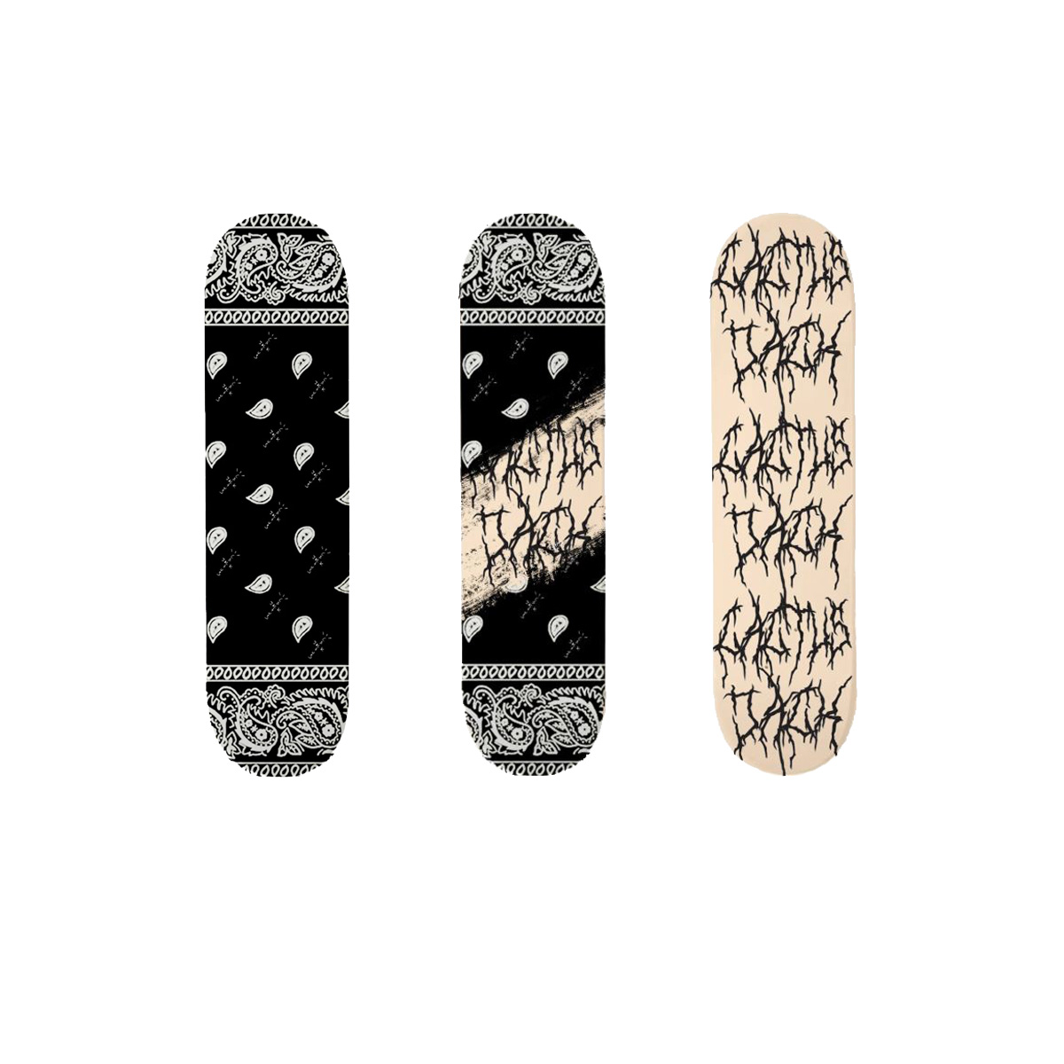 TRAVIS CACTUS JACK PAISLEY SKATE DECK - ボクシング